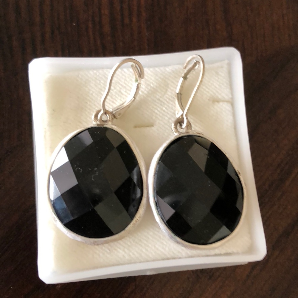 Silver earrings